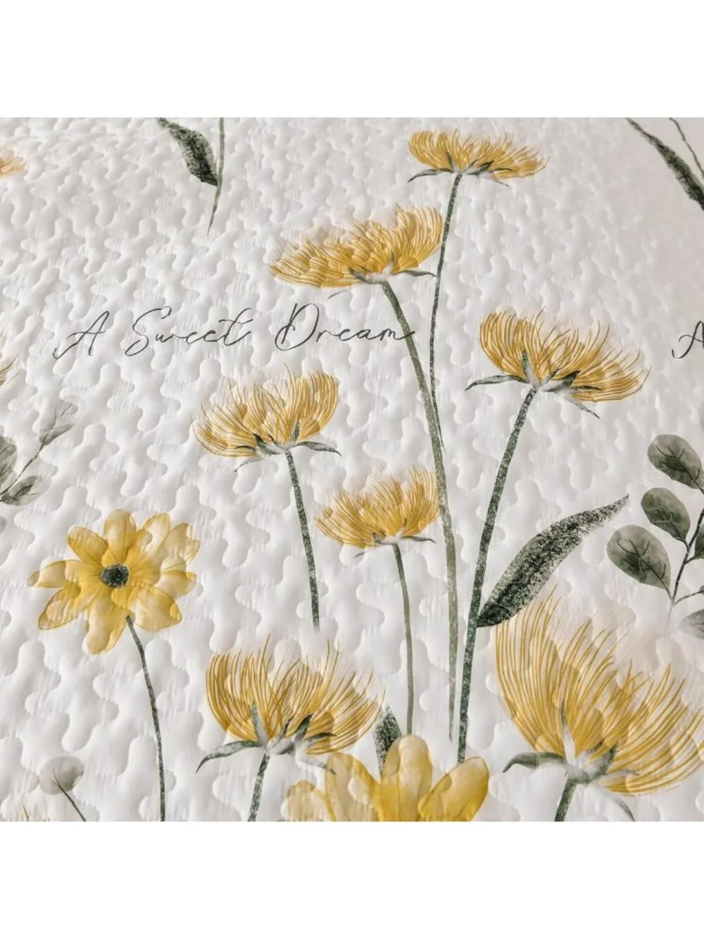 King Floral Quilt Set - Lightweight Reversible Bedding, Soft Microfiber